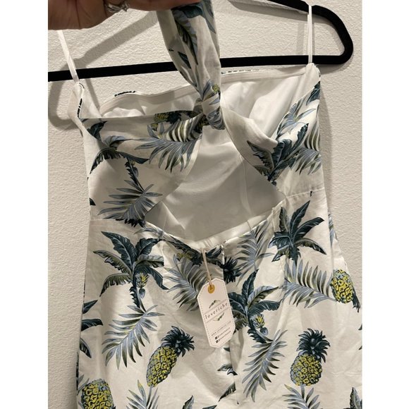 LOVERICHE White Romper with Pineapples - Picture 6 of 7